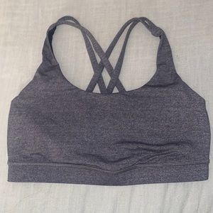 Lululemon Heathered Gray Sports Bra